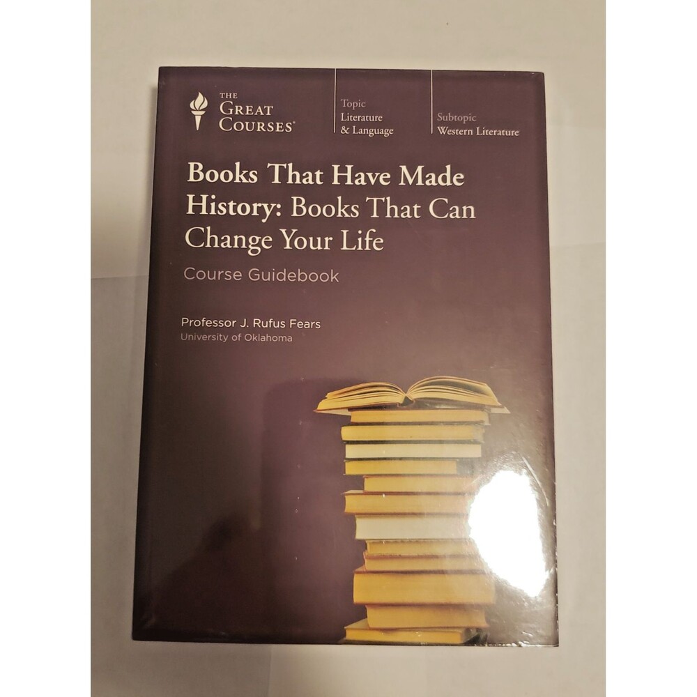 The Great Courses Books That Made History Can Change life 6 DVDs & Guidebook NEW